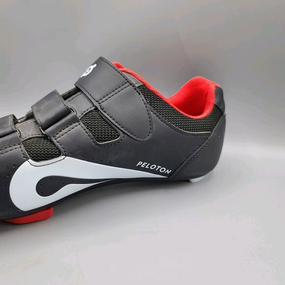 Peloton Men\'s Size EU 47 US 13 Black Cycling Shoes Black Red main image 5